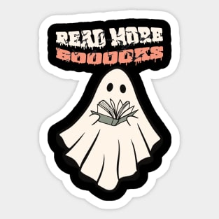 Read More Book Halloween Sticker